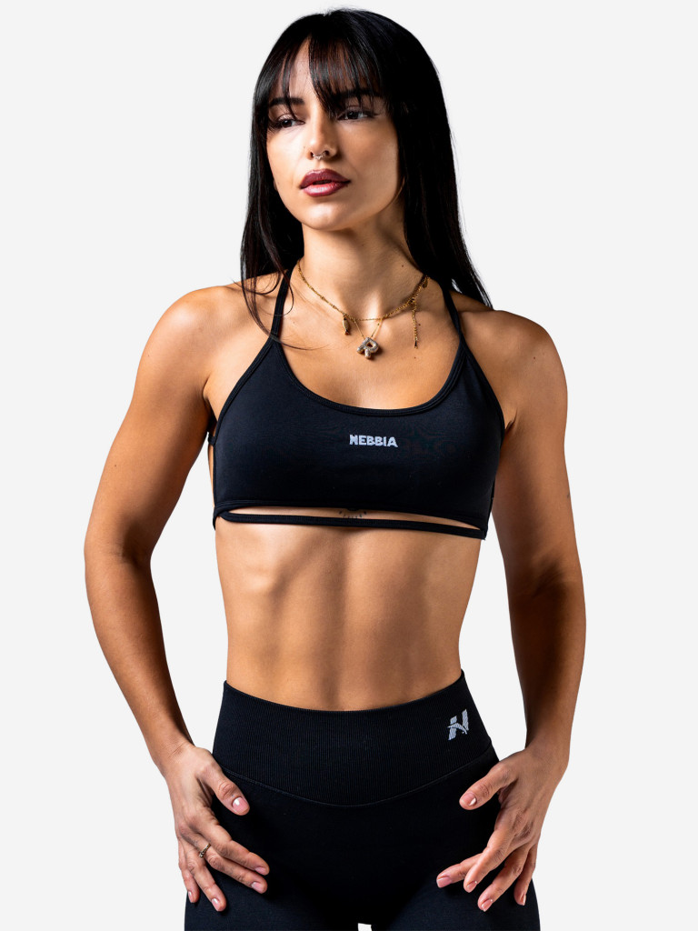 Топ женский NEBBIA Open-Back Sports Bra POWER 890 Black