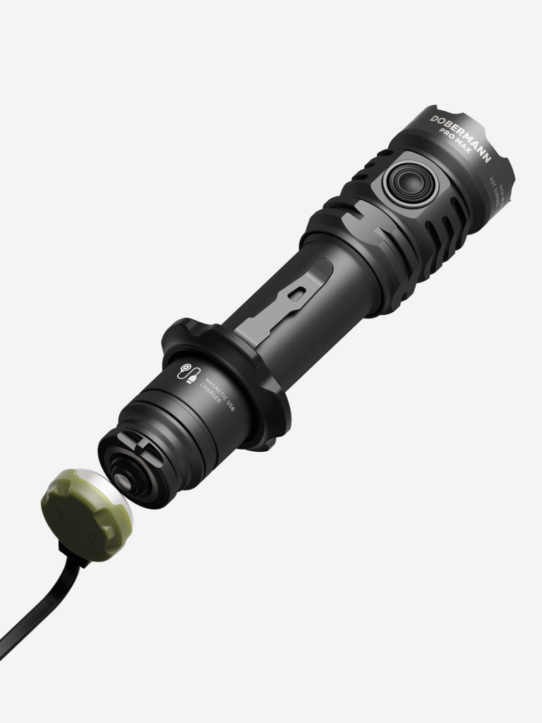 Фонарь светодиодный тактический Armytek Dobermann Pro Max, 3000 лм, холодный свет