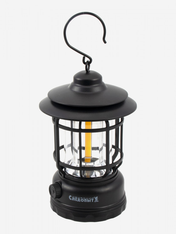 Фонарь кемпинговый Сибирский Следопыт-Ксенон, 3COB, аккумулятор 220В, черный.