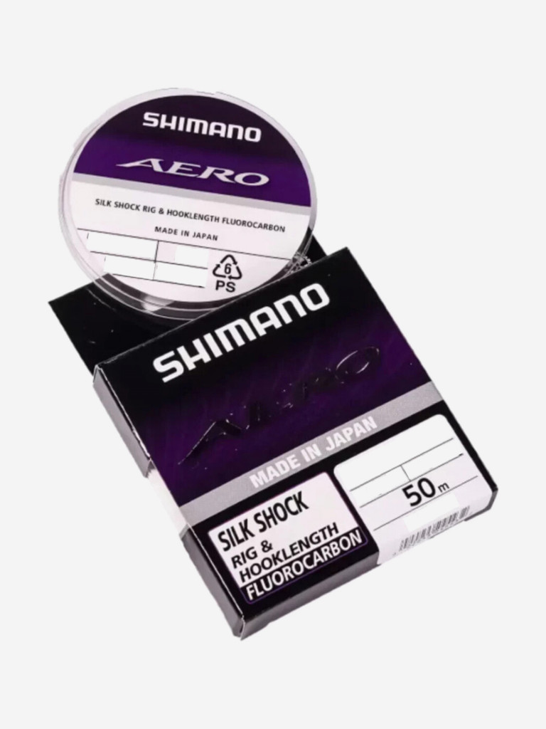 Леска Shimano Aero Silk Shock Fluorocarbon длина 50 м, диаметр 0,22 мм, разрывная нагрузка 3,88 кг