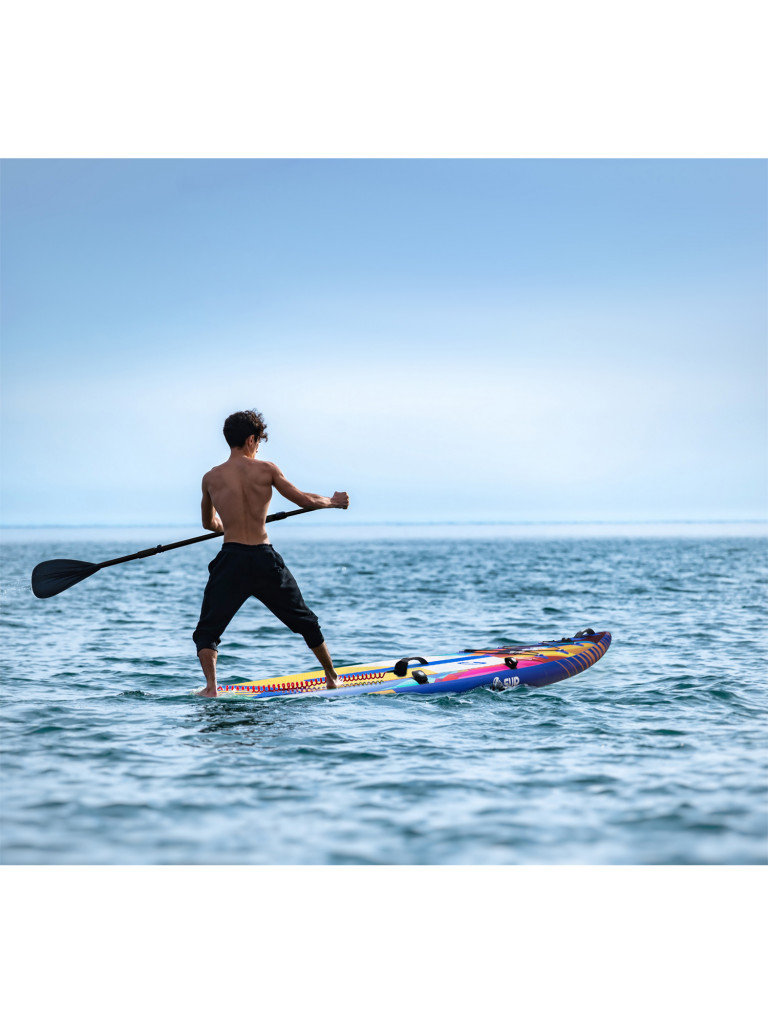 Надувная двухслойная SUP-доска E-SUP ENCOUNTER RAINBOW, 12'6" 384*71*15 см, сапборд