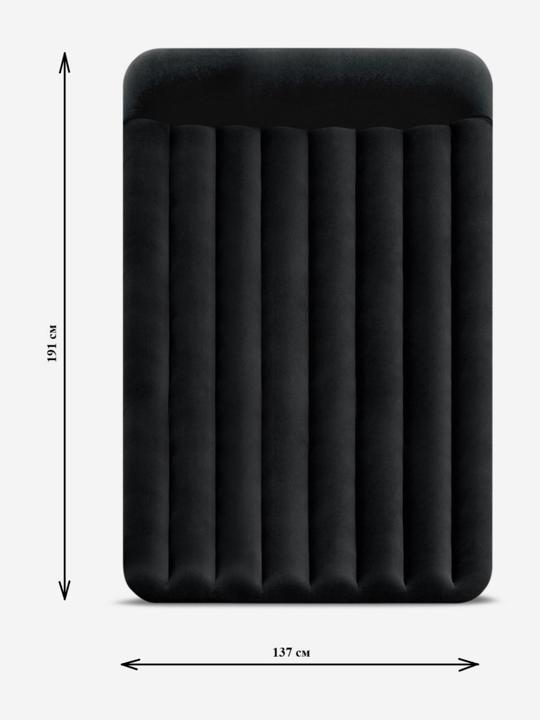 Кровать надувная Intex 64142 DURA-BEAM PILLOW REST CLASSIC, Full, 137x191x25 см