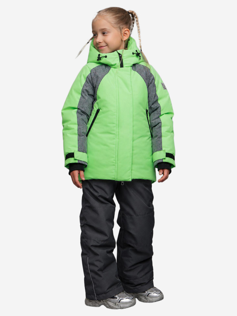 Костюм утепленный для девочки batik Демна зеленый