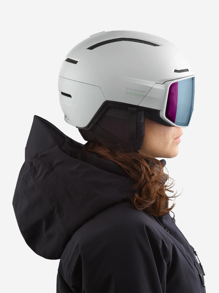 Горнолыжный шлем с визором Salomon Driver Prime Sigma Plus Серый Cat. 3+2 (с доп. визором)