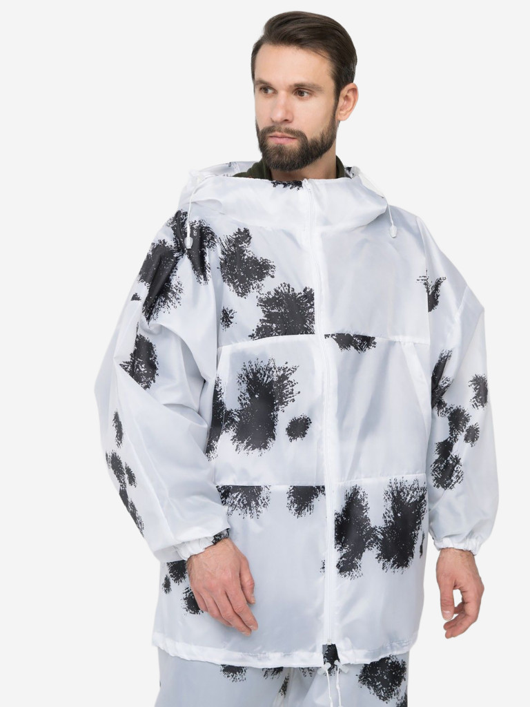 Костюм мужской на молнии Huntsman Метель маскировка Клякса Taffeta