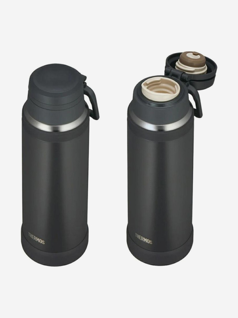 Лёгкая термокружка с ручкой 1 л THERMOS JOY-1000 чёрная