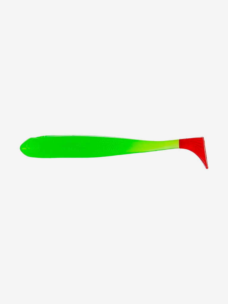 Мягкая приманка Helios Jumbo, 4,95'' / 12,5 см, Lime & Red, 30 шт (HS-7-021-N-30)