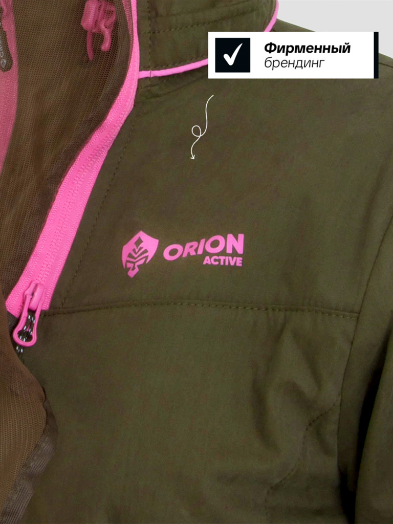Костюм женский противоэнцефалитный Элит Барьер ORION Active, хаки