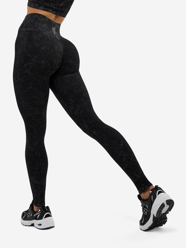 Лосины женские Bona Fide: Marble Leggings "Black"