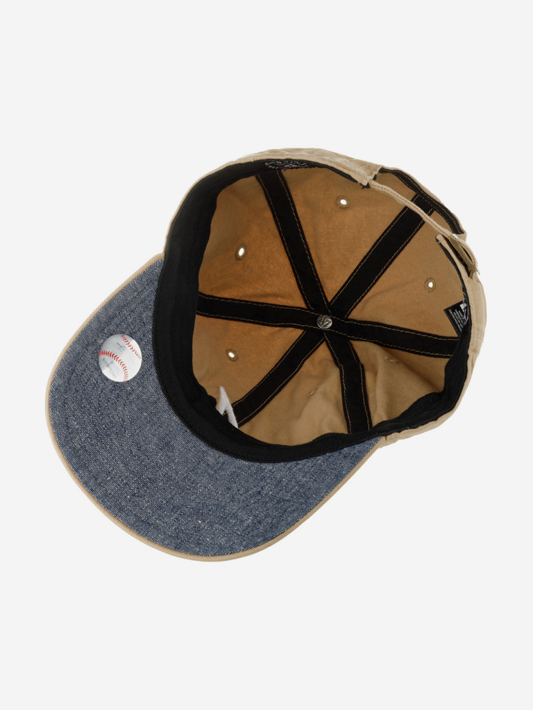 Бейсболка 47 BRAND B-NLRGW01GWS-KH Atlanta Braves MLB (бежевый)