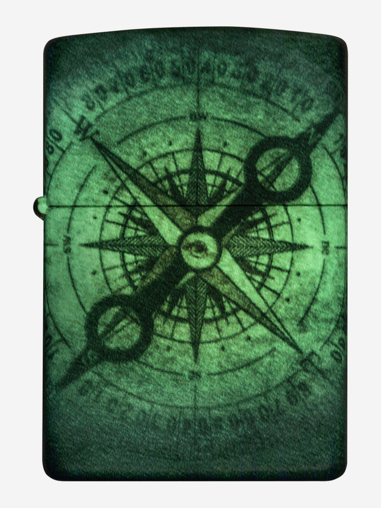 Зажигалка бензиновая ZIPPO 48562 Compass Ghost