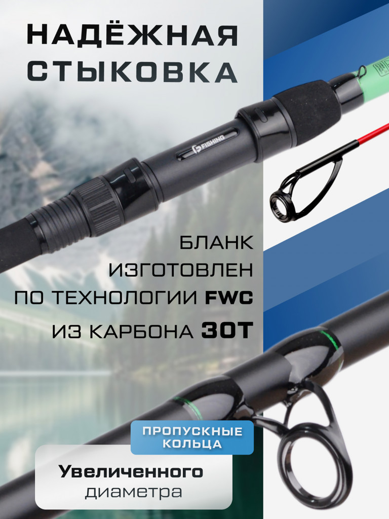 F-FISHING Удилище фидерное Vento Feeder 3,6м тест max 100г