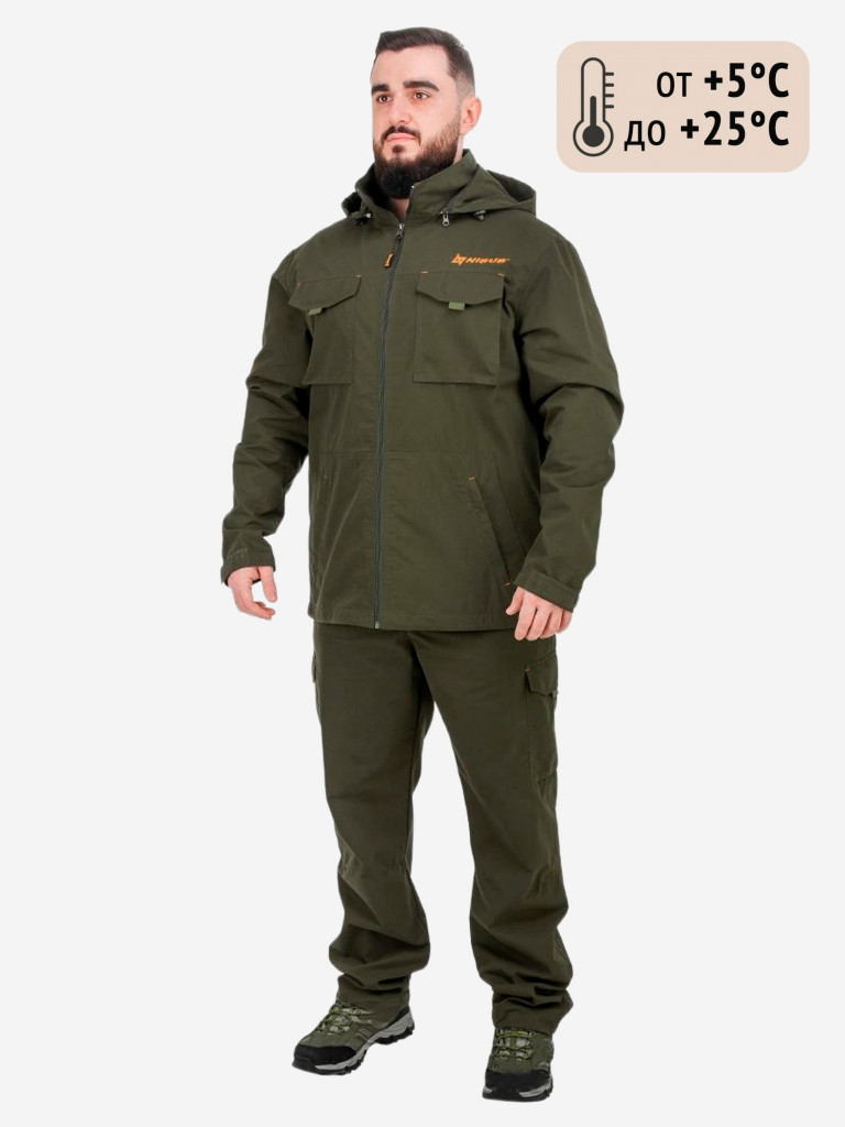 Костюм летний Nisus WESTERN (куртка+брюки) для рыбалки и охоты