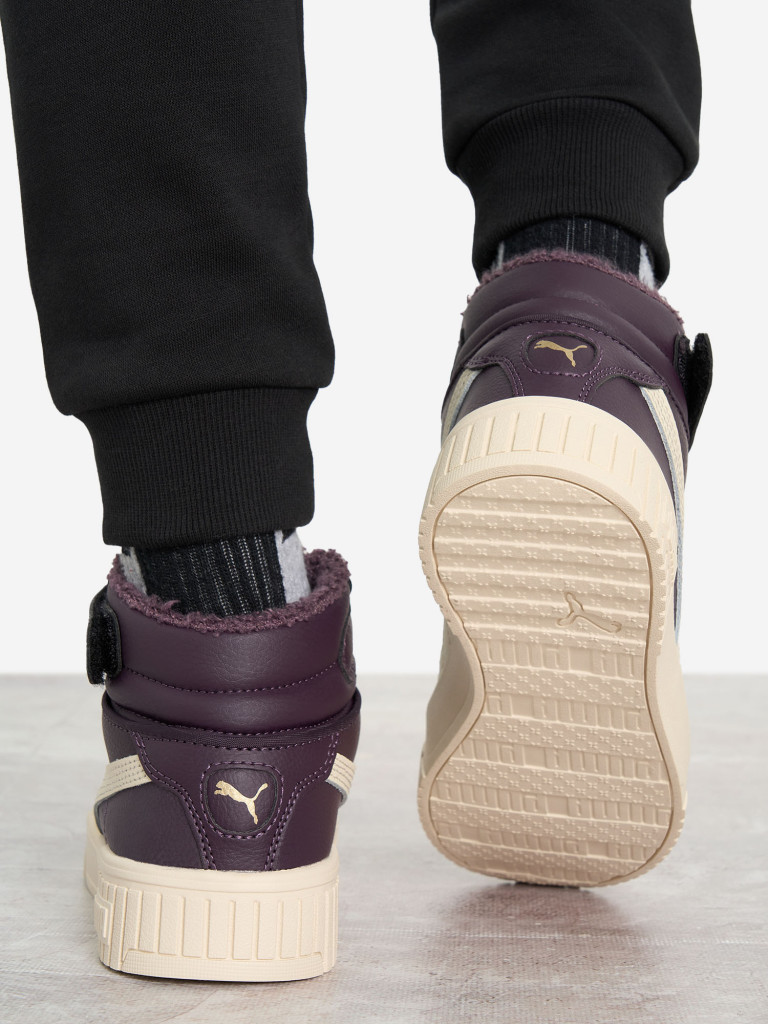 Кеды утепленные для девочек PUMA Carina 2.0 Mid WTR Jr
