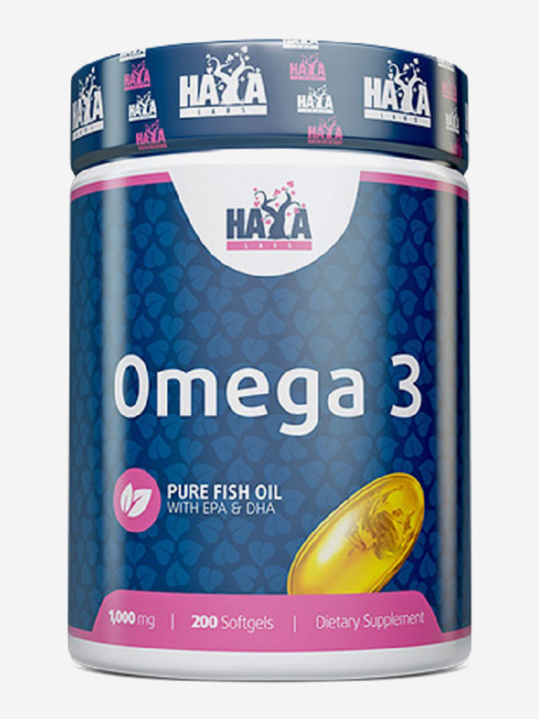 Омега-3 HAYA LABS 1000 мг 200 капсул