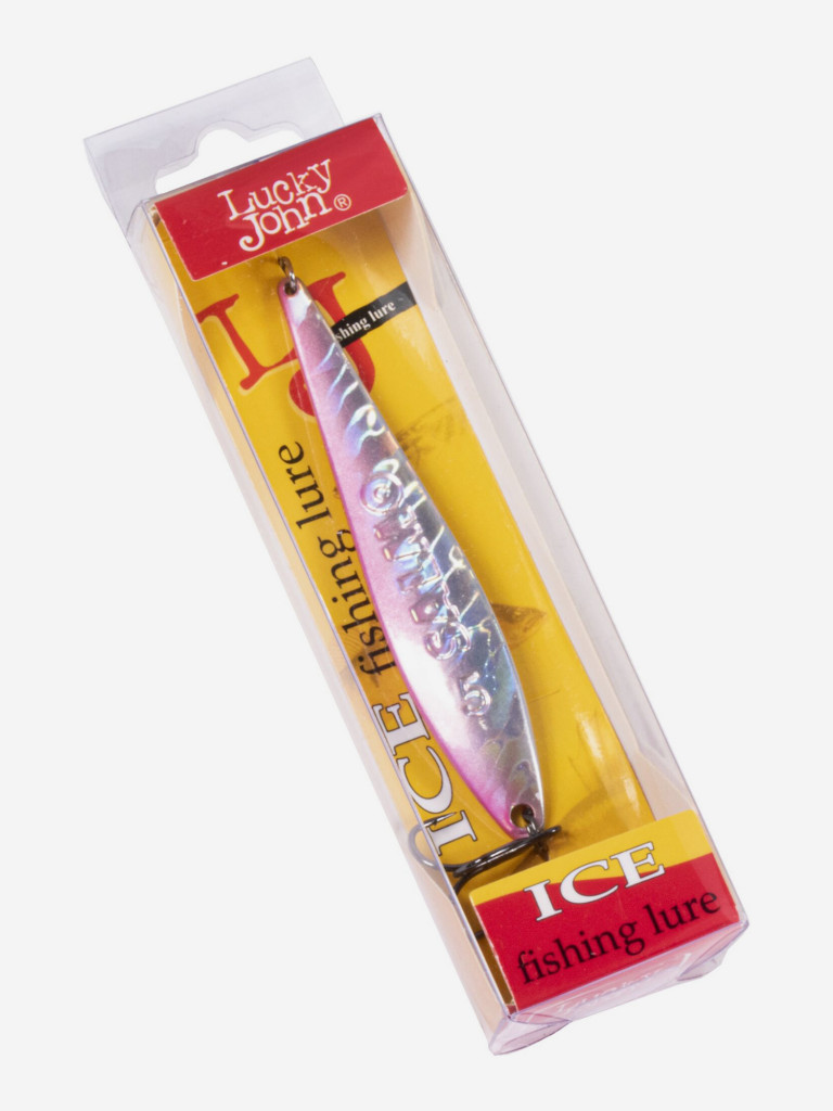 Блесна вертикальная Lucky John зимняя S-5 с тройником, вес 17 г
