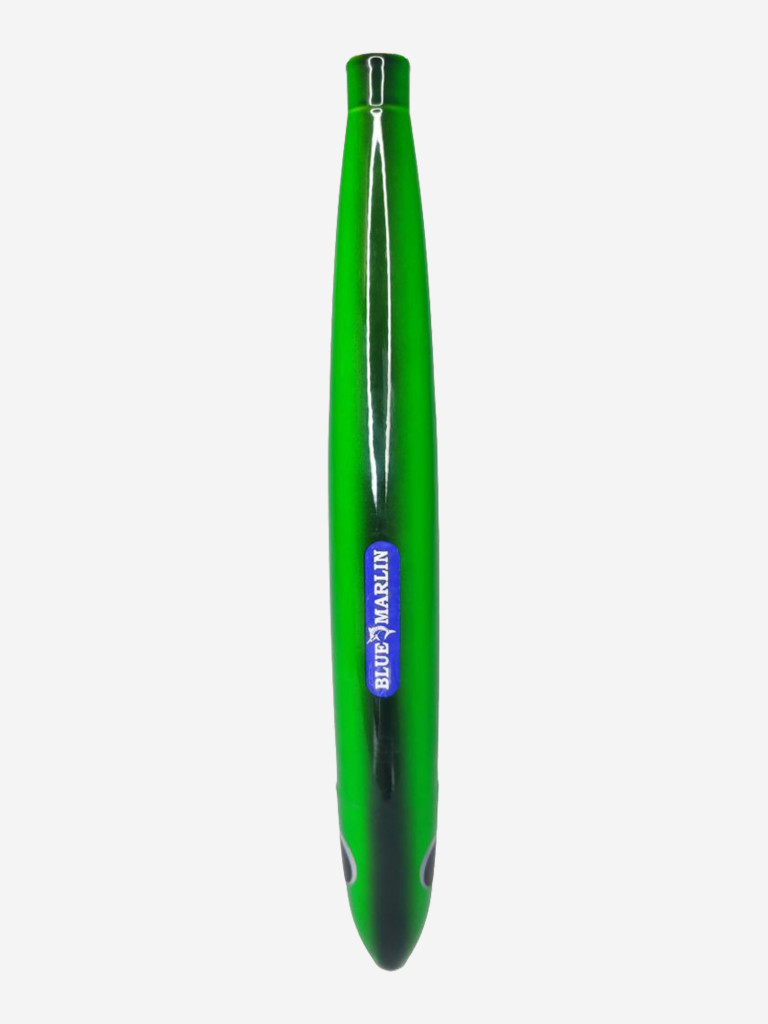 Плуг троллинговый Blue Marlin 25 см 315 гр Green Cedar Plug. Специальный крючок Mustad Big Game 3412-DT O'Shaughnessy 10/0 в подарок.