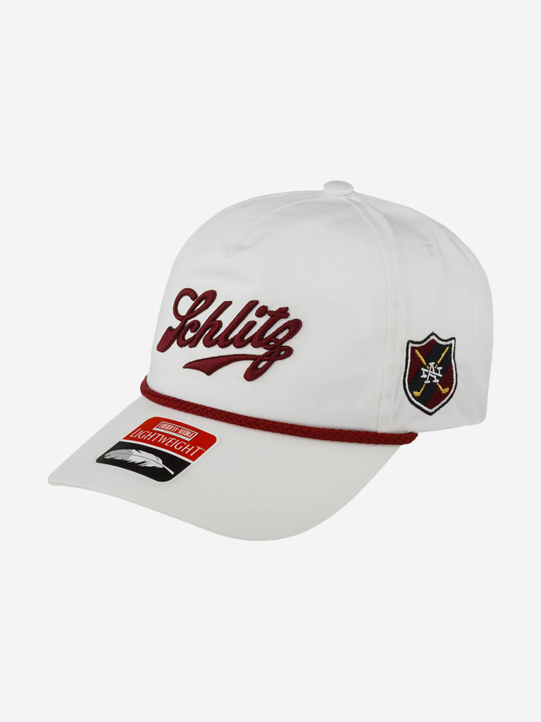Бейсболка AMERICAN NEEDLE 19H001A-SCHL Schlitz Lightweight Rope (белый)