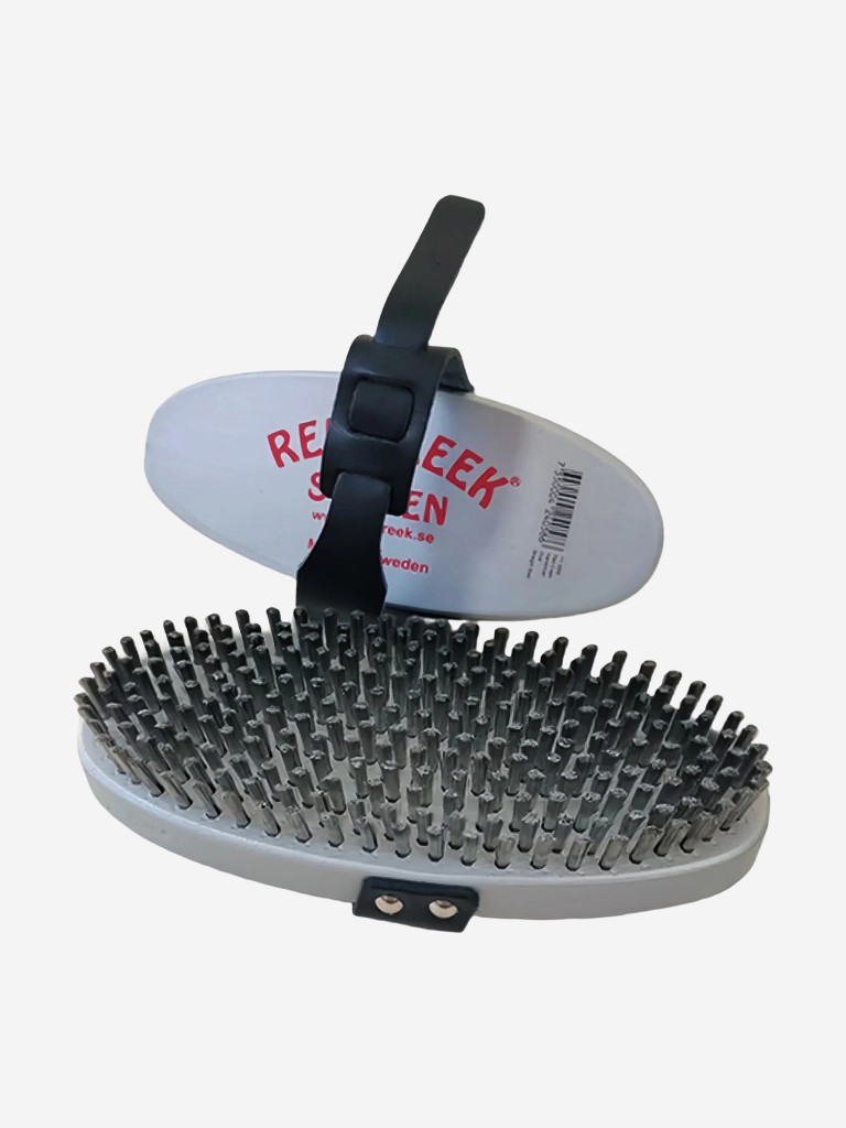 Щётка RED CREEK Oval Straight Steel Fine, мягкая прямая сталь, овальная