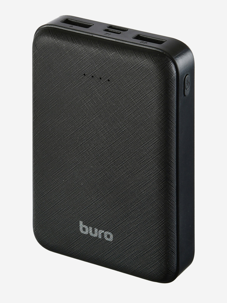 Мобильный аккумулятор BURO T4-10000, черный, t4-10000-bk