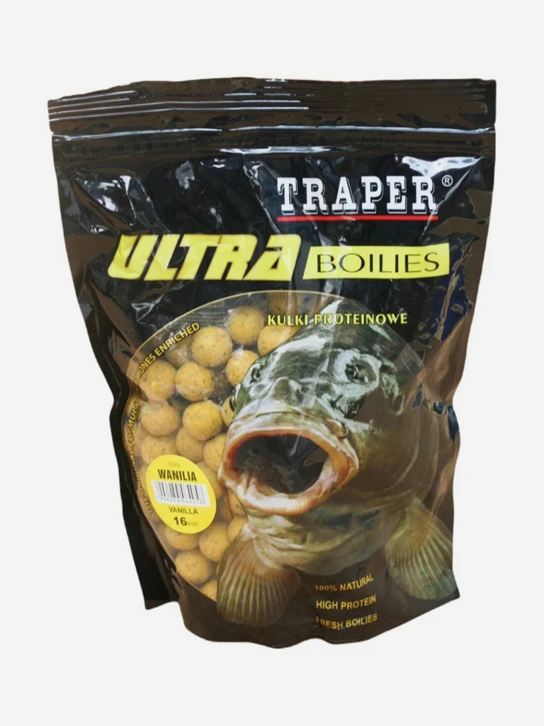 Бойлы Traper ultra Wanilia, (Бойлы "Ваниль") 16мм/500гр