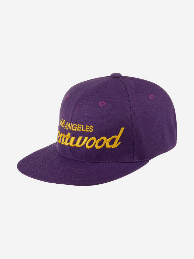 Бейсболка с прямым козырьком HOOD 100-MWL001-CA001-CN Brentwood Laker, CA (фиолетовый)