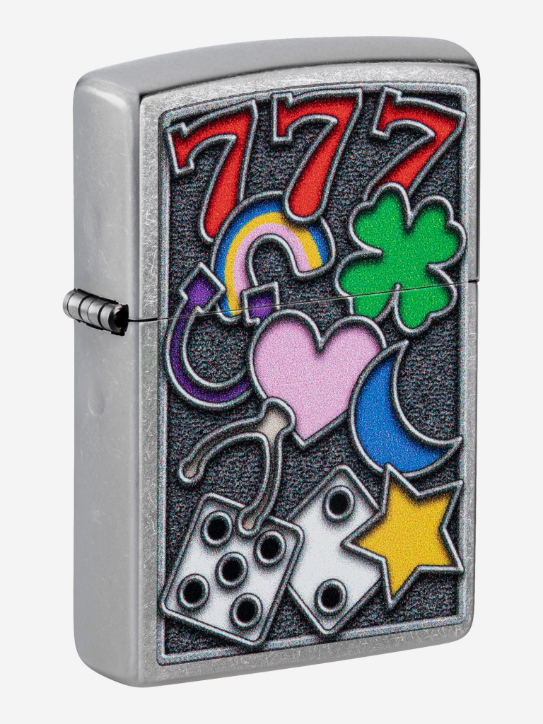 Зажигалка бензиновая ZIPPO 48682 All Luck