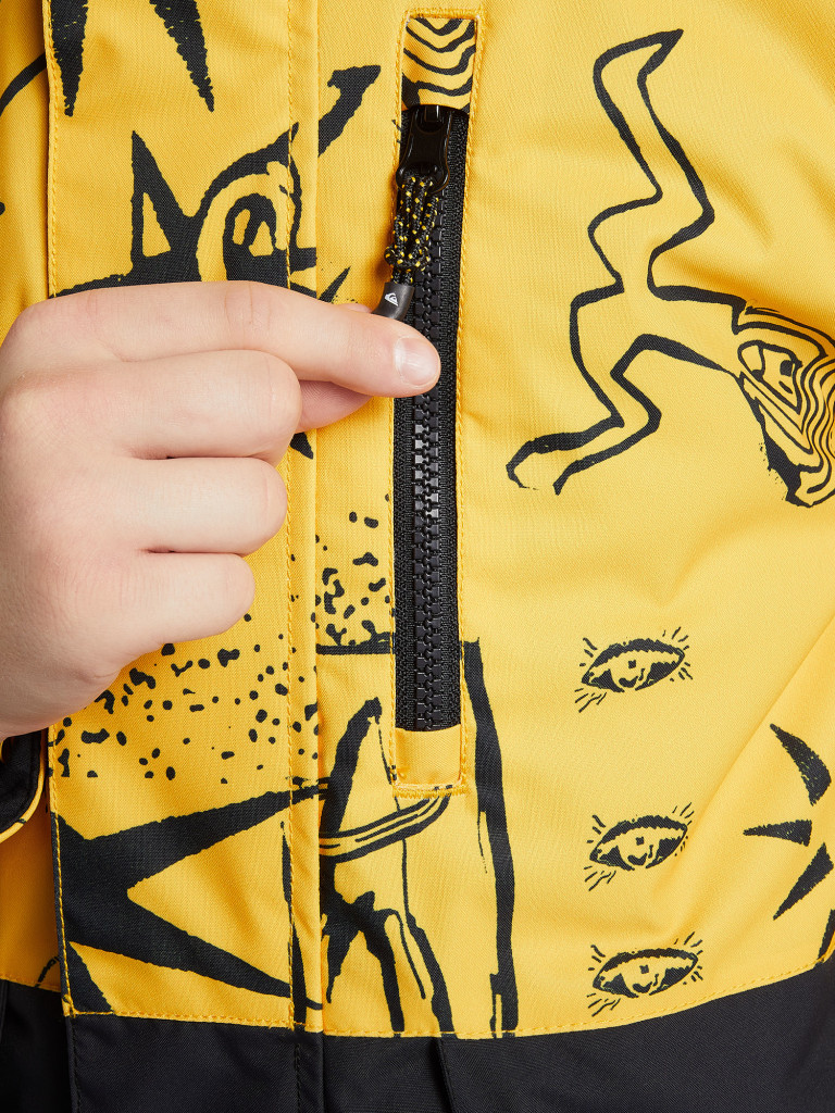Куртка сноубордическая для мальчиков Quiksilver Mission Printed Block Youth