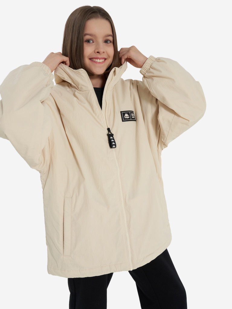 Куртка утепленная для девочек оверсайз Kappa