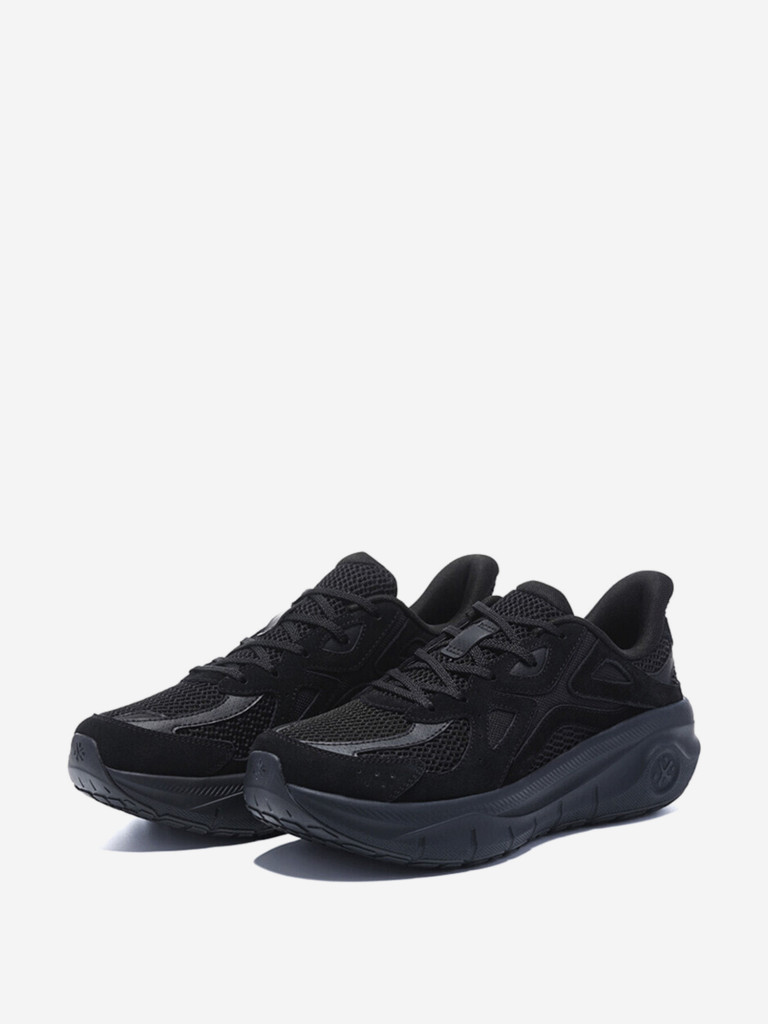 Кроссовки BMAI Pioneers Thick Tao Cushioning Support Wear-Resistant Breathable Mid-Top Running Shoes Men's Black
