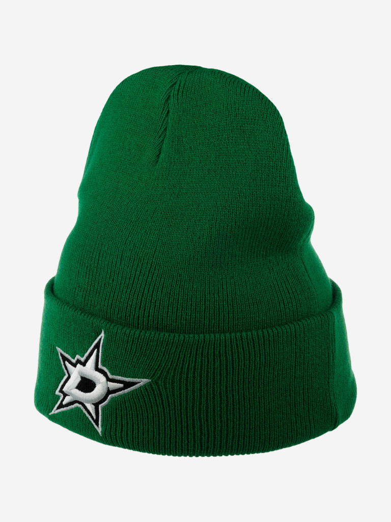 Шапка с отворотом MITCHELL NESS EU175-TEAMTALK-GRN Dallas Stars NHL (зеленый)