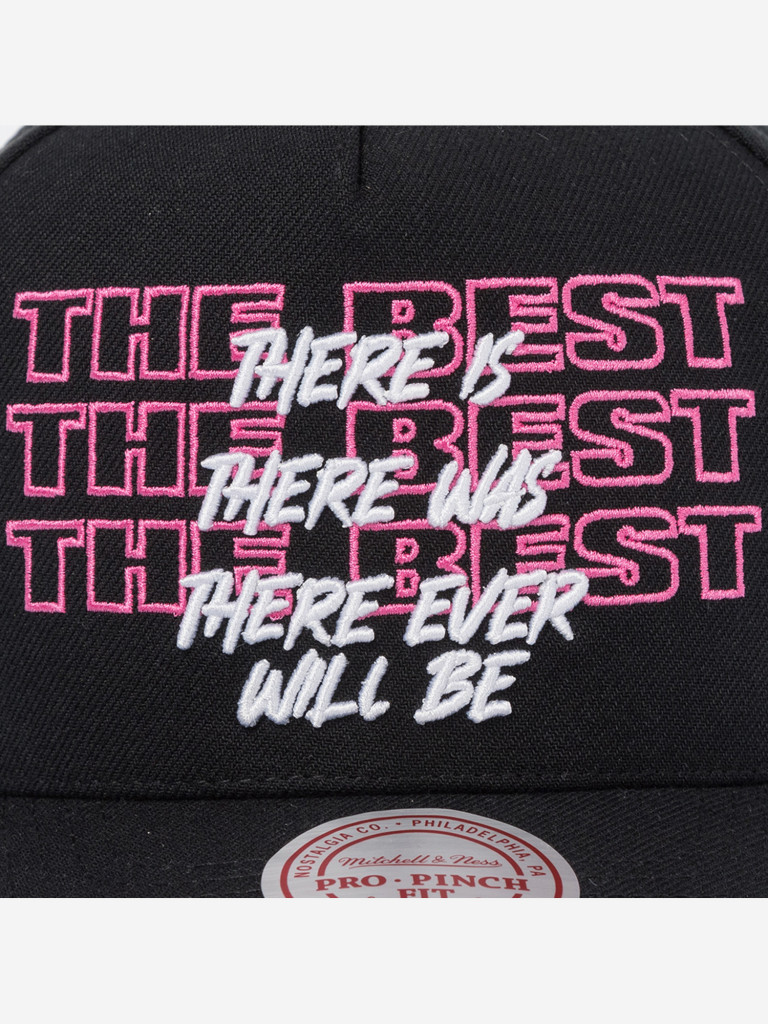 Бейсболка MITCHELL NESS HP13258-TTTBLCK Bret Hart Statement Pro WWE (черный)