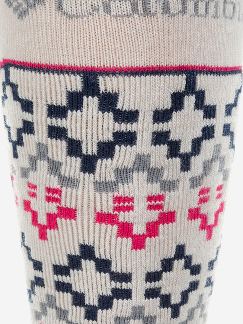 фото Гольфы columbia fair isle stripe, 1 пара, бежевый