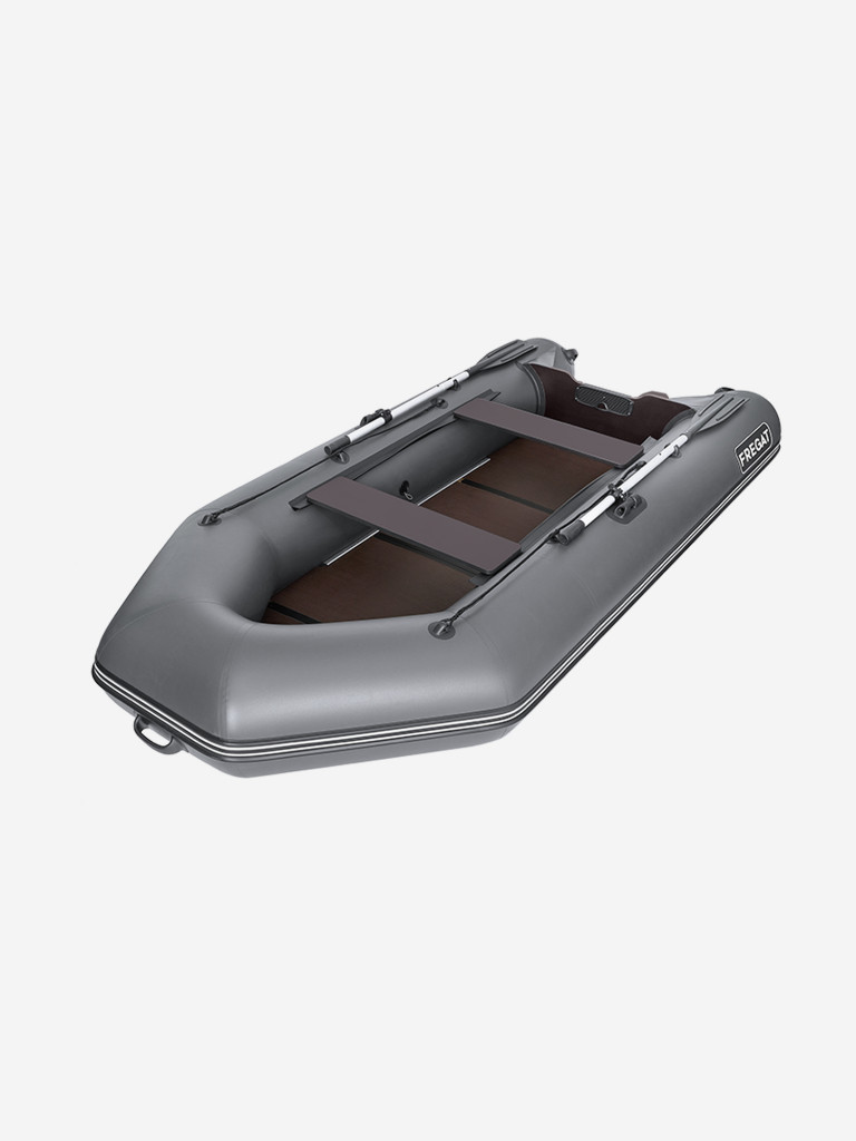 Лодка ПВХ под мотор Фрегат 320 ЕК с килем, сварные швы, серая