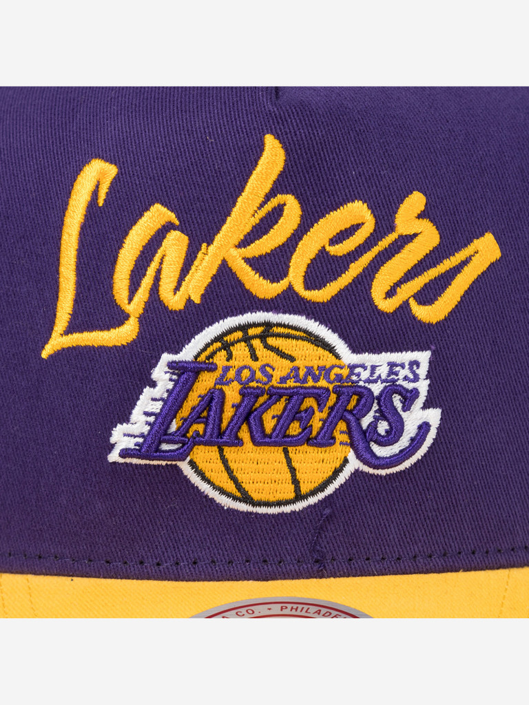 Бейсболка MITCHELL NESS HP9355-LALPURP Los Angeles Lakers NBA (фиолетовый)
