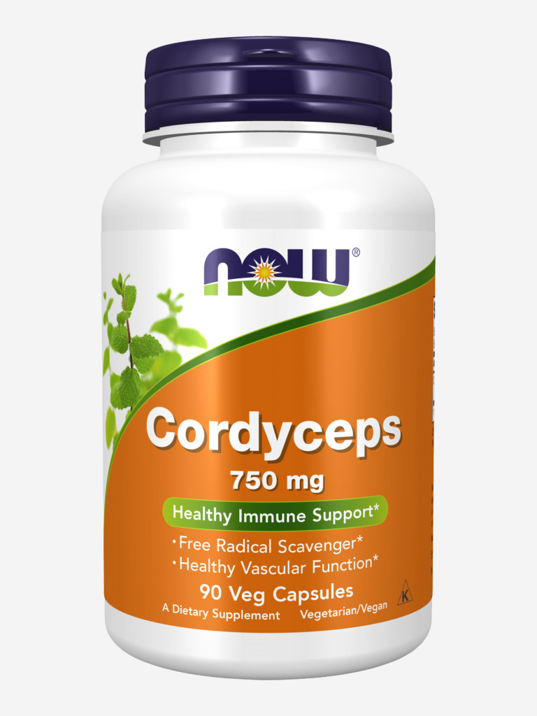 NOW Кордицепс 900мг 90капс