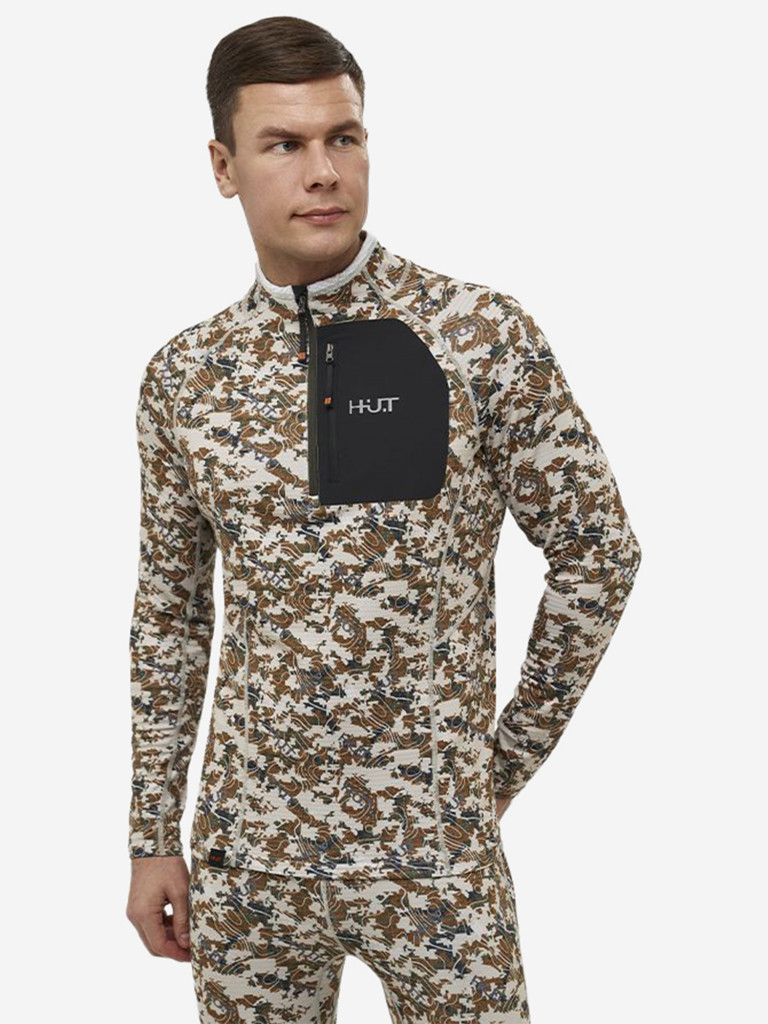 Термобелье лонгслив для охоты и рыбалки мужской H.U.T. YUGAN