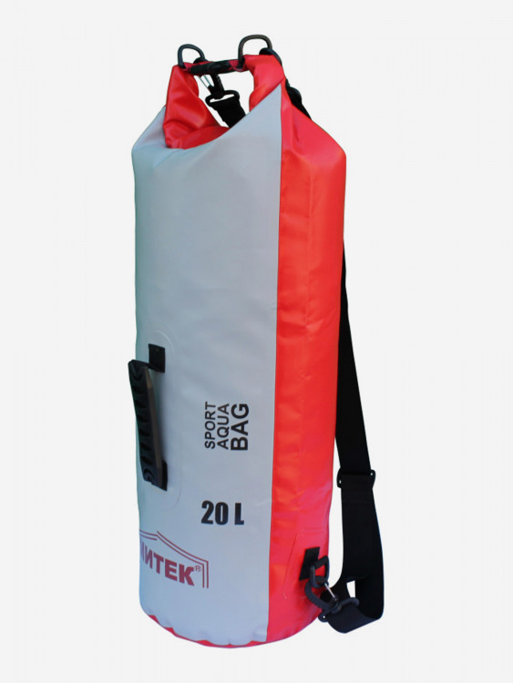 Герморюкзак МИТЕК 20л D 22см Н-53см (красно-серый)