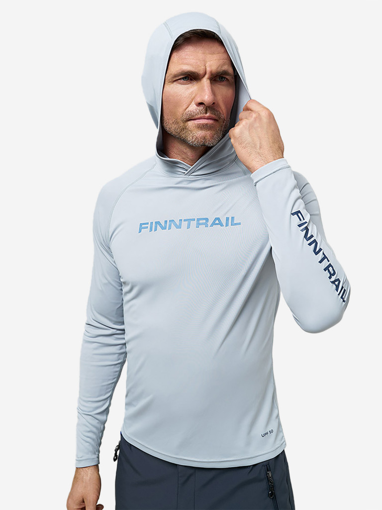 Лонгслив мужской c капюшоном FINNTRAIL Wave H