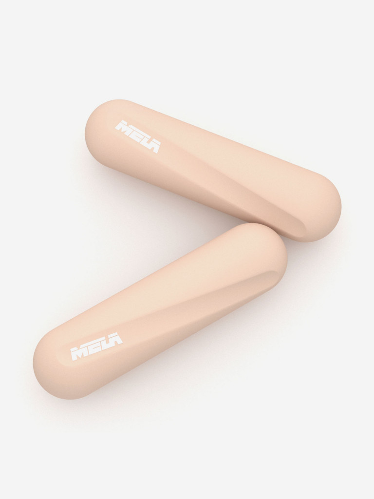 Гантели бежевые, 1 кг, 2шт