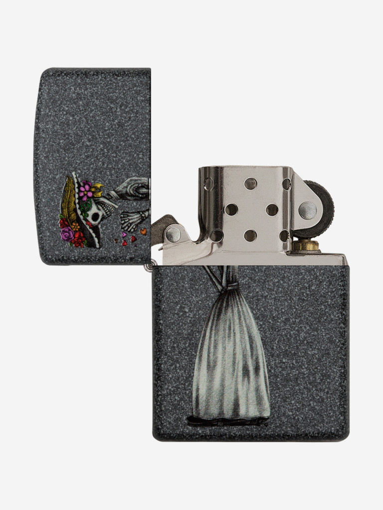 Подарочный набор ZIPPO из двух ветрозащитных зажигалок Zippo 28987 Iron Stone Couple