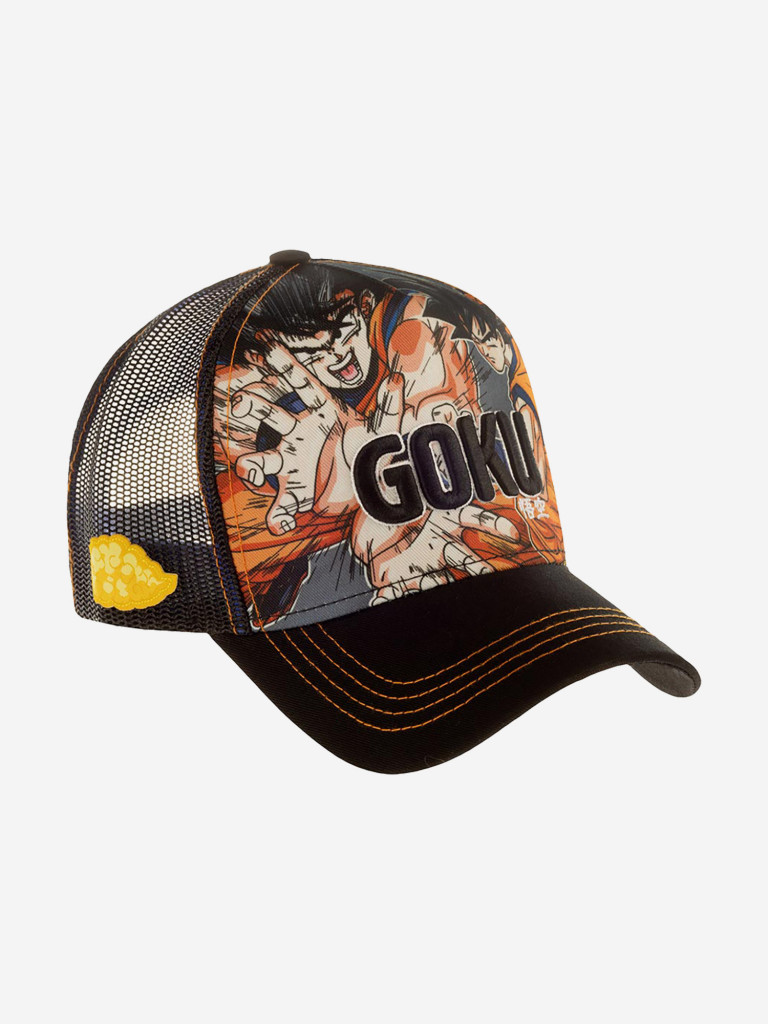 Бейсболка с сеточкой CAPSLAB CL/DBZ4/1/GOK Dragon Ball Goku (черный)