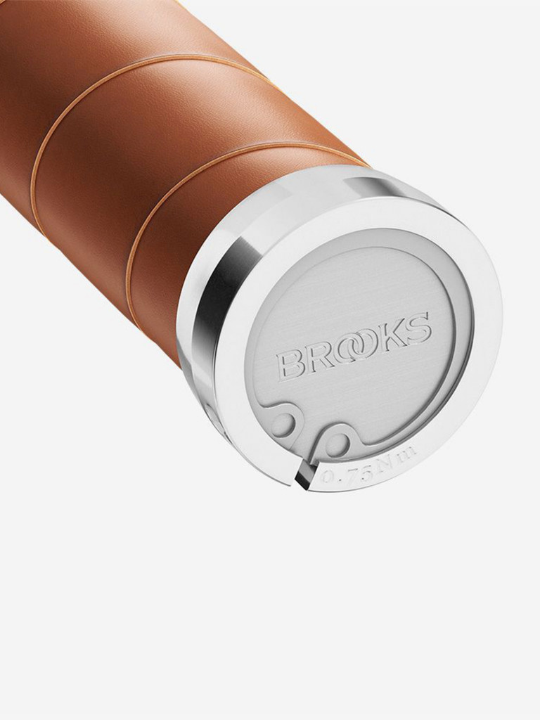 Грипсы Brooks Slender Leather Grips 130/100 Honey