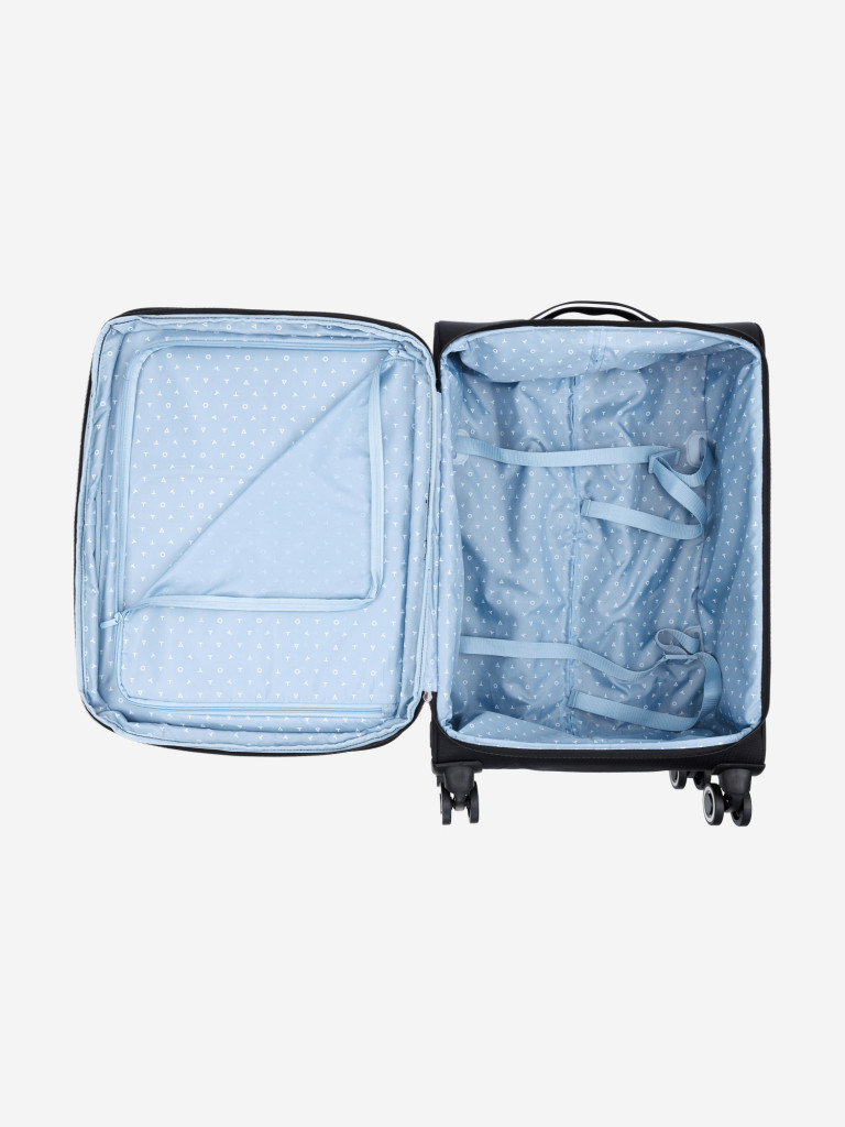 Чемодан TORBER Nero чёрный 63 л