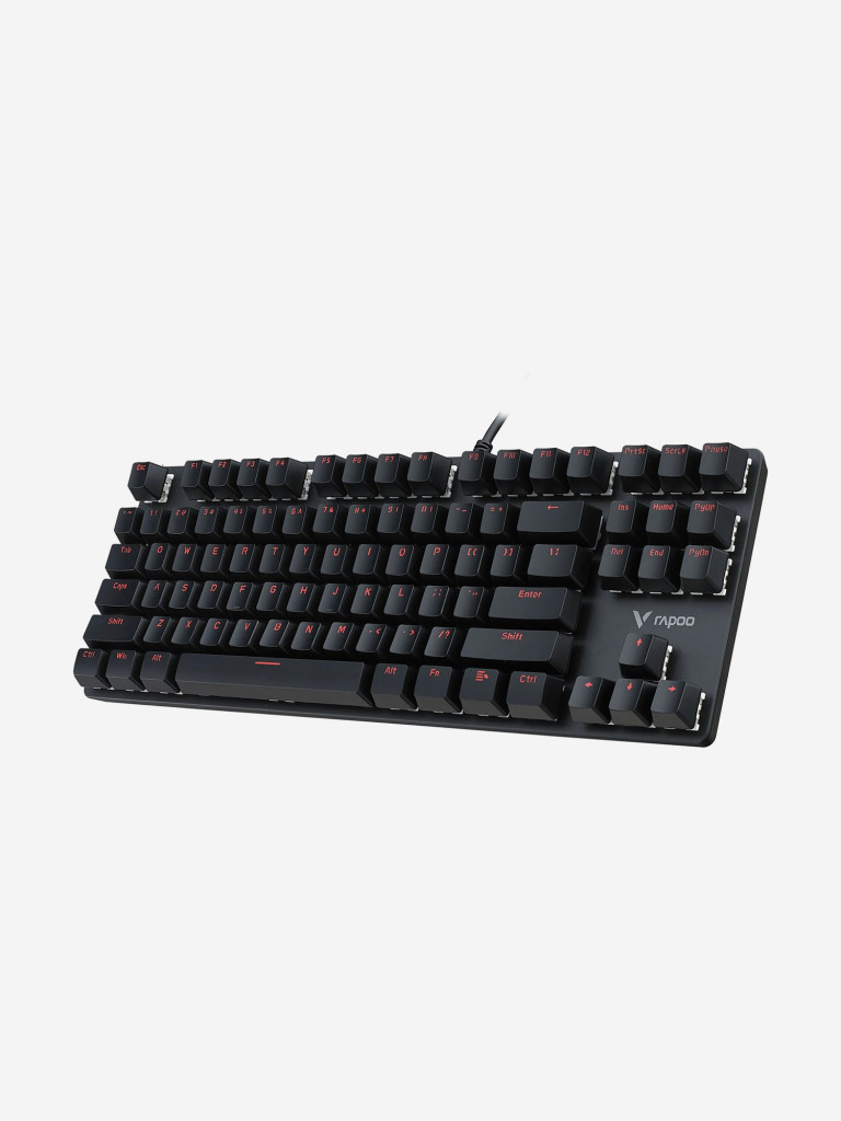 RAPOO Игровая механическая клавиатура проводная V500ALLOY, цвет - черный (12828)