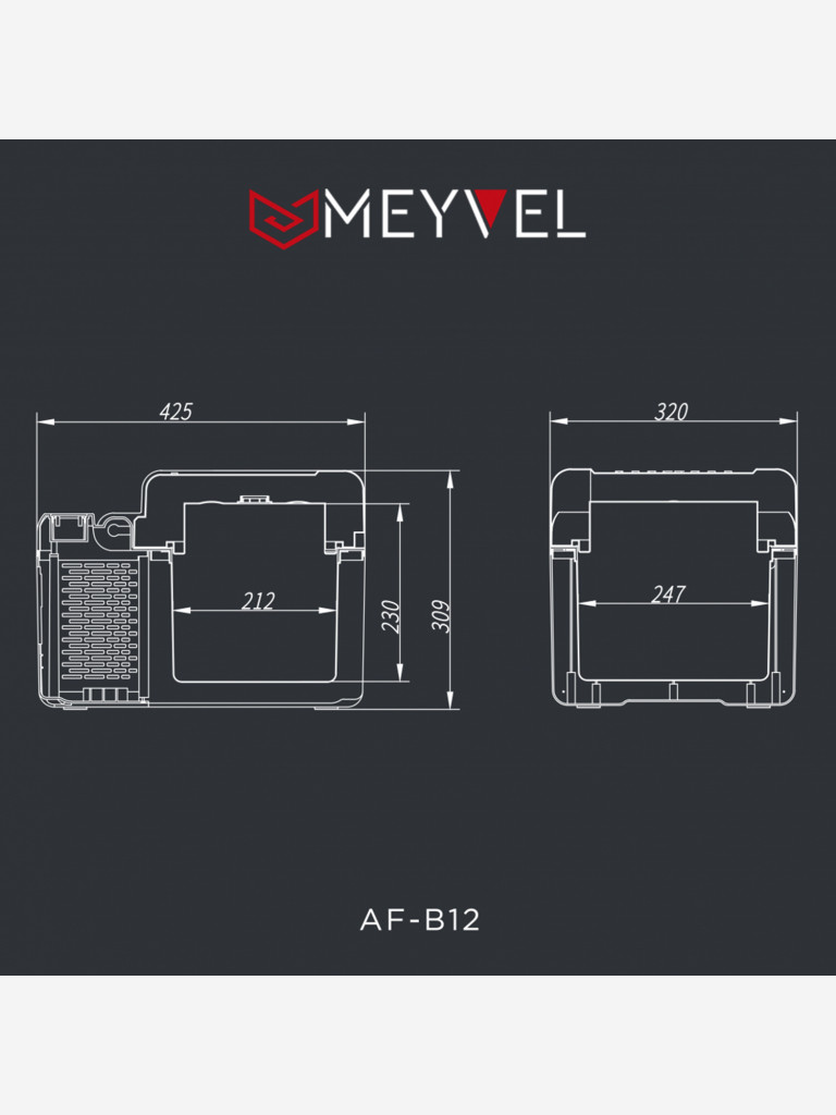 Холодильник автомобильный Meyvel AF-B12