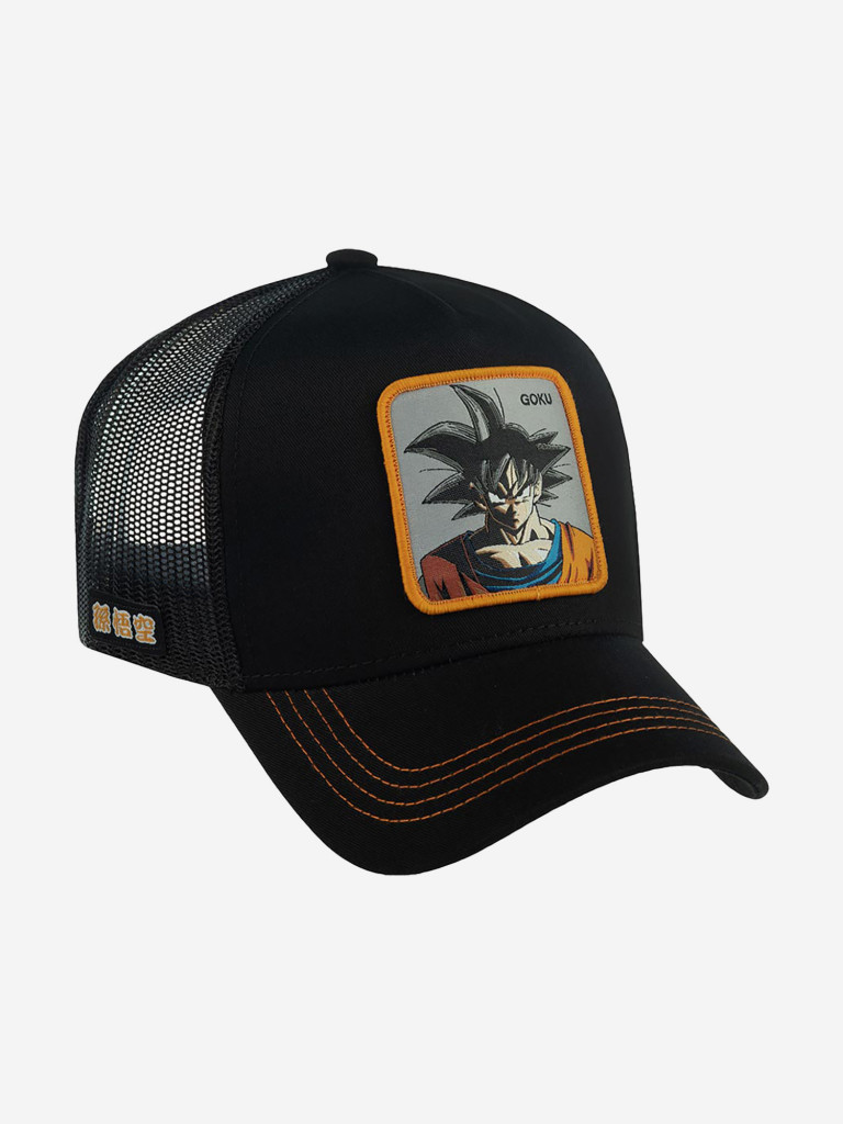 Бейсболка с сеточкой CAPSLAB CL/DBZ/1/GOKD Dragon Ball Goku (черный)