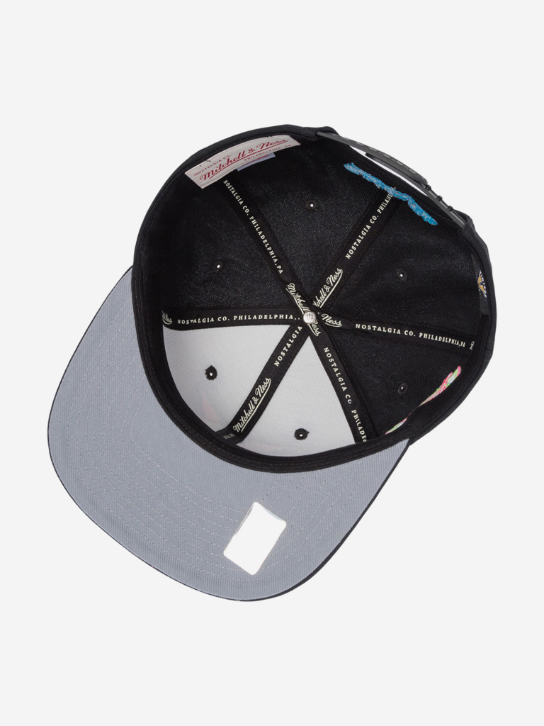 Бейсболка с прямым козырьком MITCHELL NESS HS11470-ADUBLCK Anaheim Ducks NHL (черный)