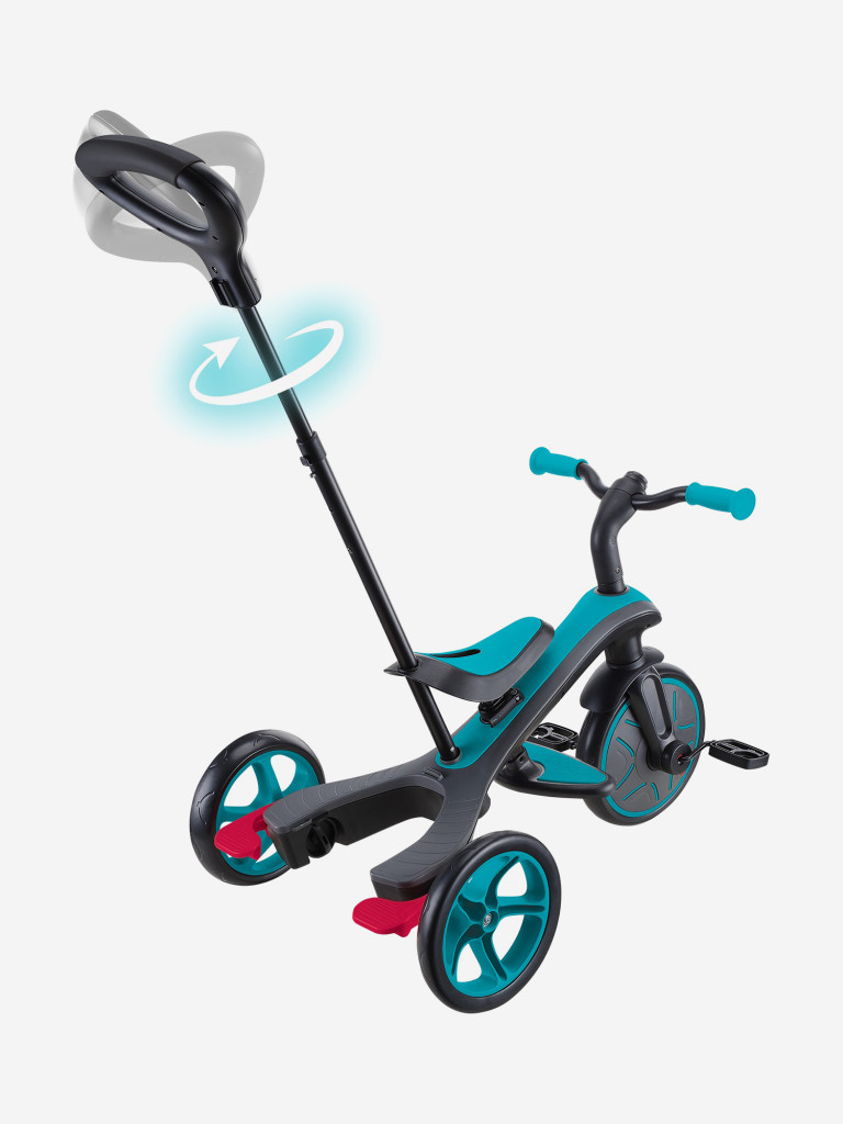 Трехколесный велосипед-беговел Globber TRIKE EXPLORER (4в1)
