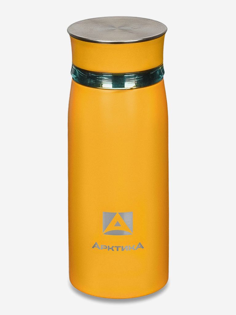 Термокружка Арктика 715 с ситечком 320 мл, оранжевая